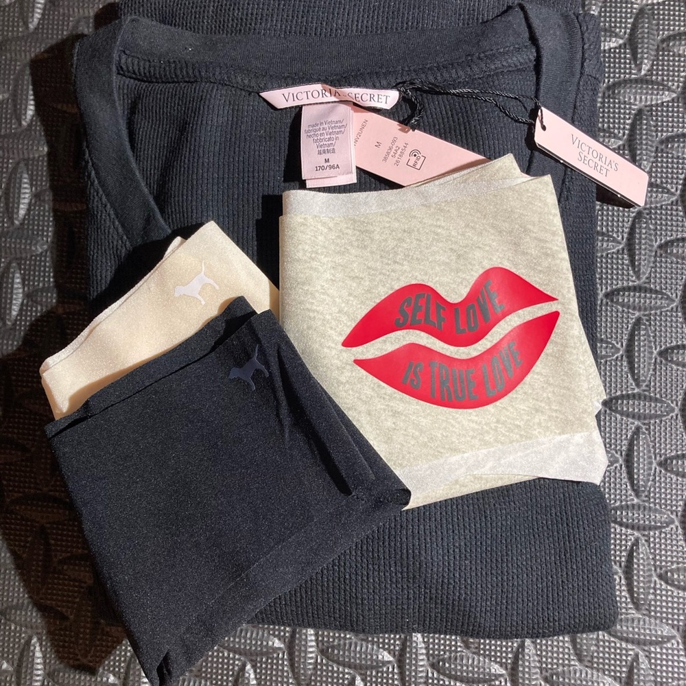 Victoria’s Secret Oversize PJ Shirt and Panties